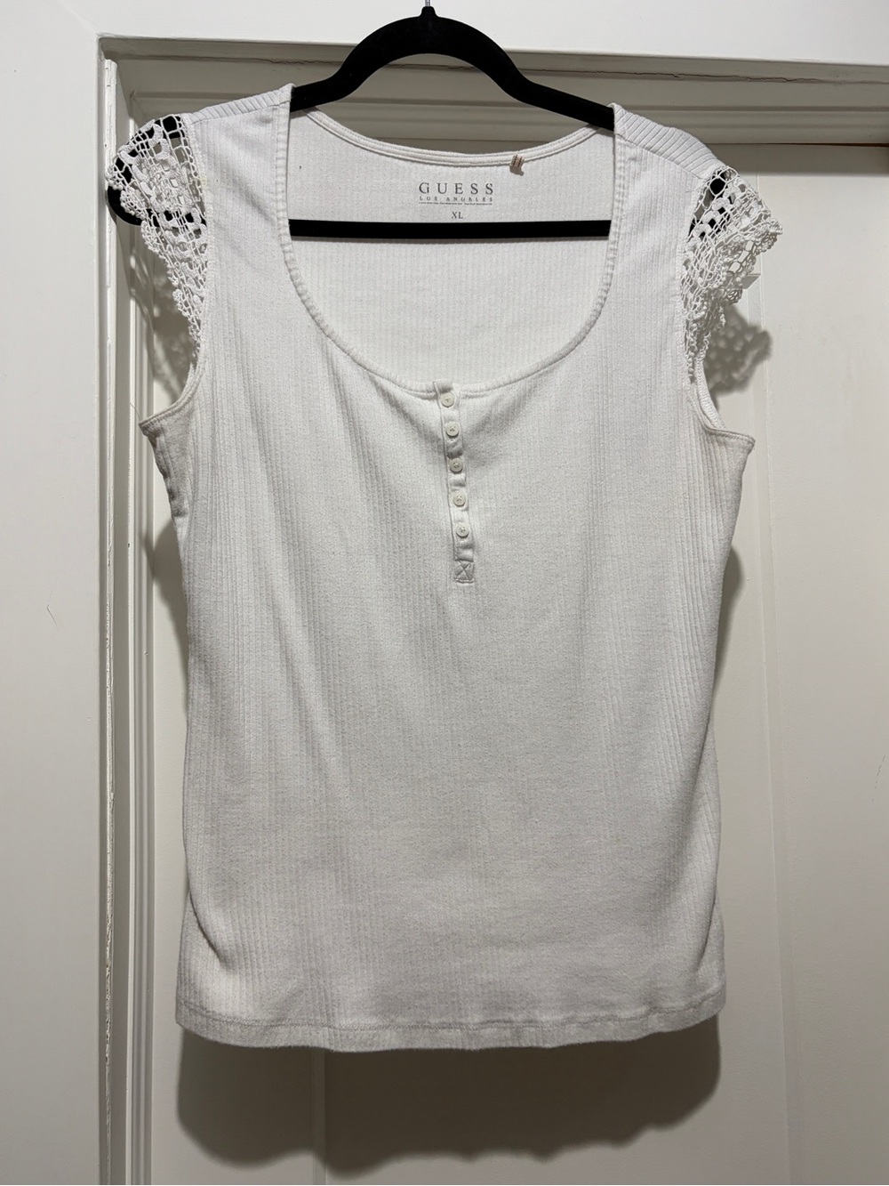 Women’s White Guess Top